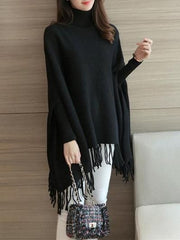 Winter’s Fashionable Attractive Plain Fleece Poncho For Women Winter Poncho For Girls